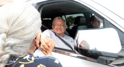 Llega AMLO a Nuevo León para visitar refinería en Cadereyta