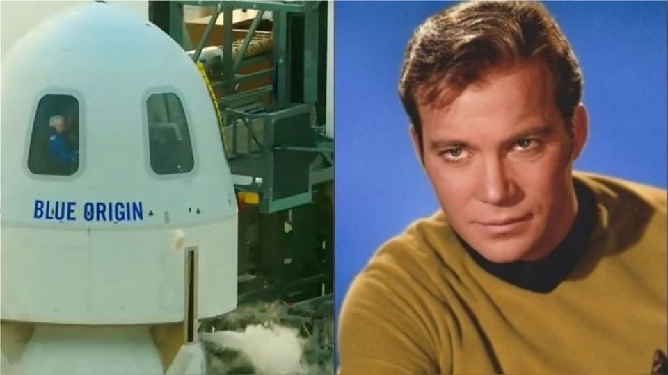 El Capitán Kirk podrá ver el espacio de cerca, en tiempo real, durante 15 minutos que dura el vuelo espacial