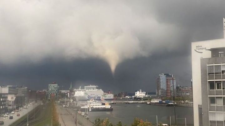 VIDEO: Sorprendente tornado azota ciudad en Alemania