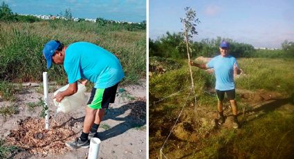 Da vida a árboles en Ruta Jabalí