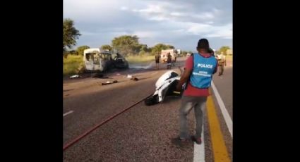 17 muertos en accidente vial de Sudáfrica