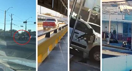 VIDEO: Persiguen a camioneta en Texas; intenta cruzar a Tamaulipas y se estrella en el puente