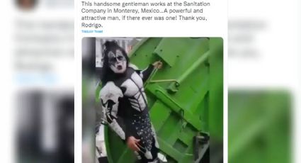 Gene Simmons de KISS elogia a mexicano recolector de basura por disfrazarse de él