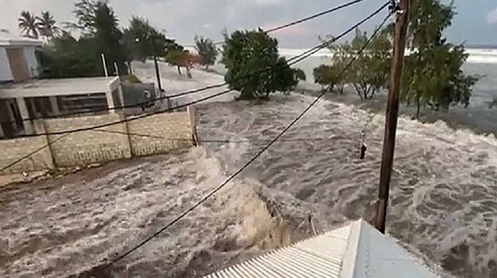 Efectos de la erupción del Volcán Tonga llegan hasta las costas de California