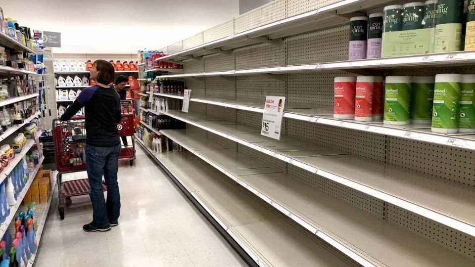 vacía estantes de supermercados de Estados Unidos