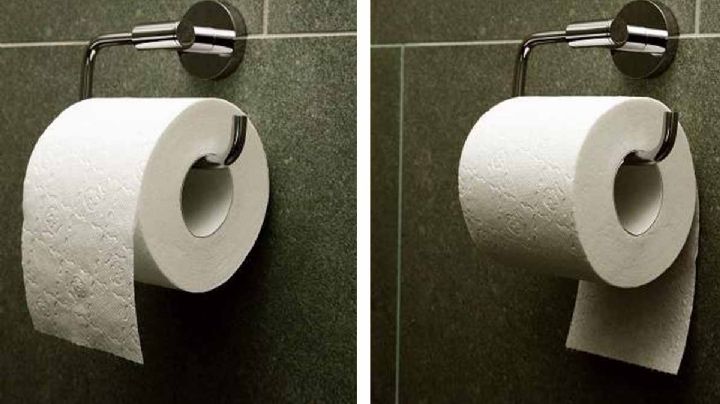 Debate: ¿Cual es la forma correcta de colocar el rollo de papel higiénico?