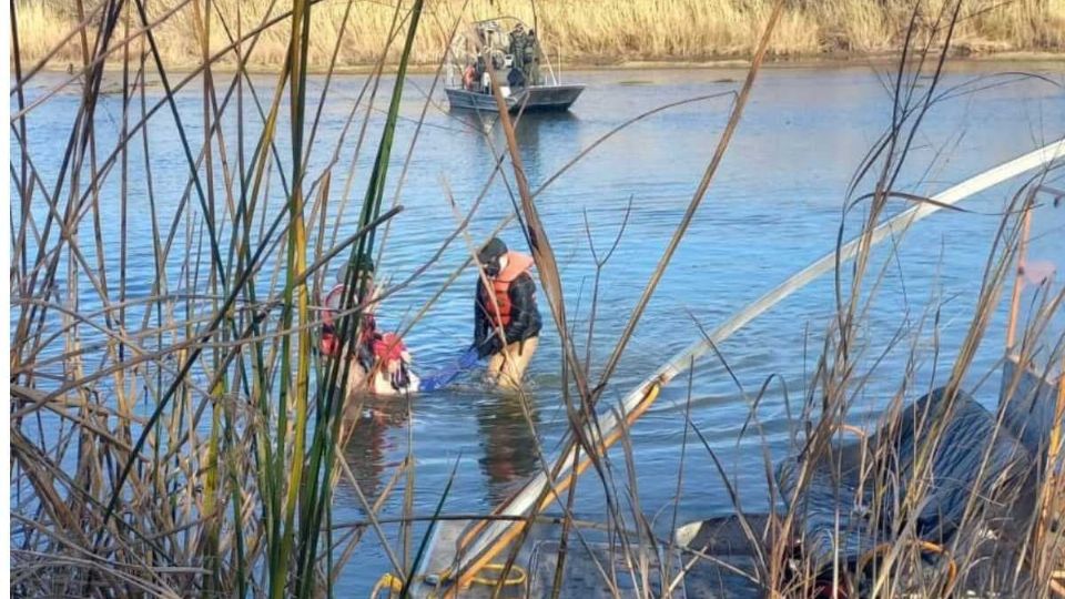 Ocho migrantes perdieron la vida al intentar cruzar el Río Bravo.