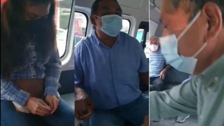 Engaño nivel: Mujer se le junta esposo y amante durante viaje de combi