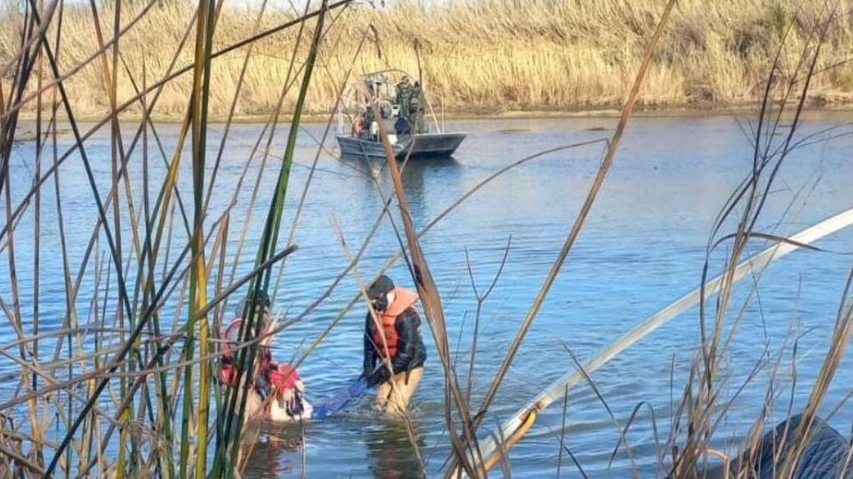 Grupo Beta de Ciudad Acuña recuperó el cuerpo de una niña extranjera en el Río Bravo