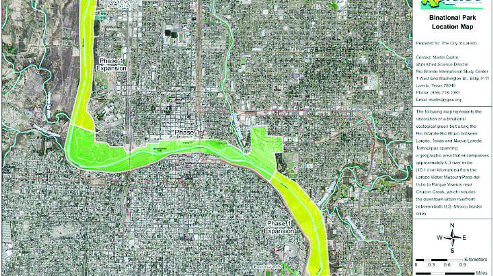 Esperan diseño de parque binacional en el río Bravo