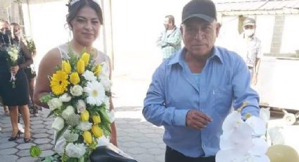 Amor de padre: Adorna su bicicleta para llevar a su hija al altar