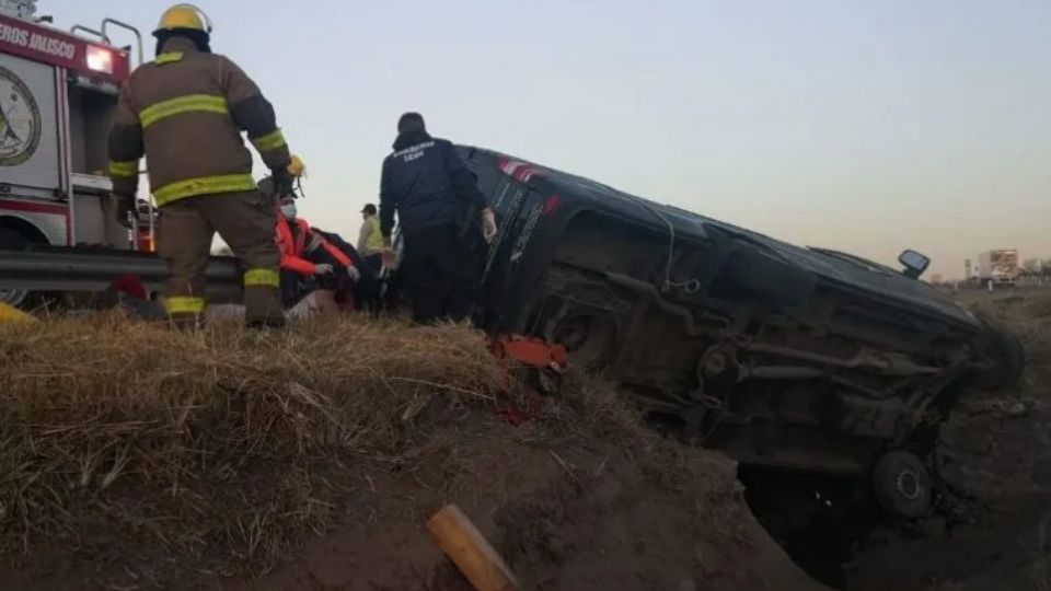 en accidente en Lagos de Moreno