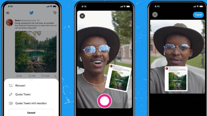 Twitter permite reaccionar a tuits con fotos y video en nueva función