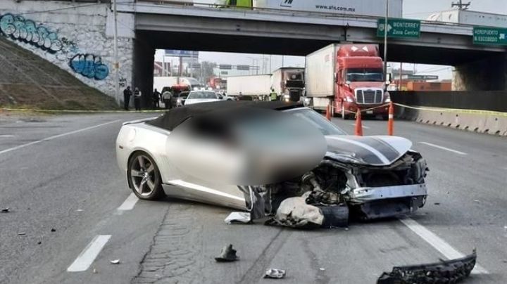 Muere hombre en choque contra muro en vía a Laredo