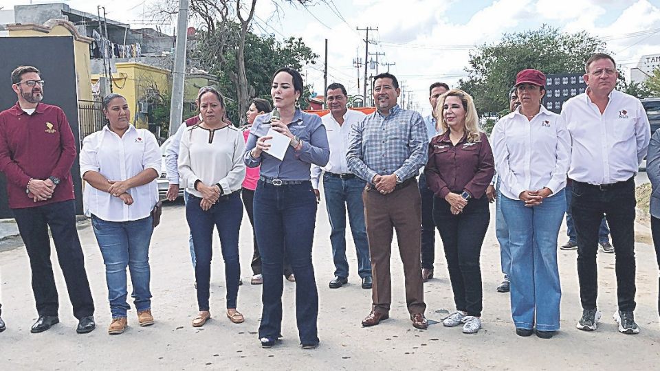 La alcaldesa estuvo en la entrega.