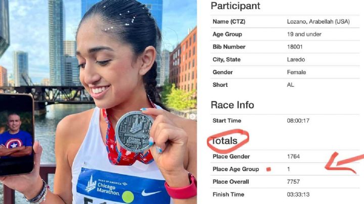 Laredense gana maratón de Chicago y dedica triunfo a su padre fallecido