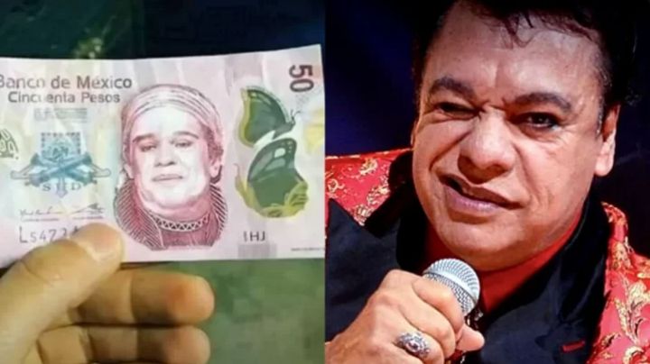 Increíble pero cierto: circula billete falso de 50 pesos con cara de Juan Gabriel