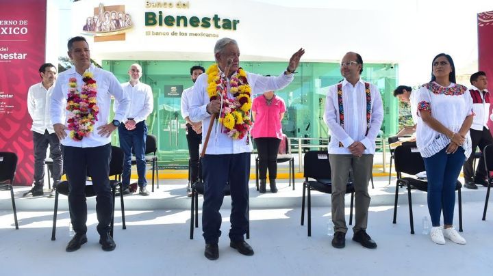 Inaugura AMLO sucursal 102 de Banco del Bienestar en Oaxaca