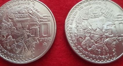 Ofrecen un millón de pesos por esta moneda de 50 con la diosa de la Luna | FOTO