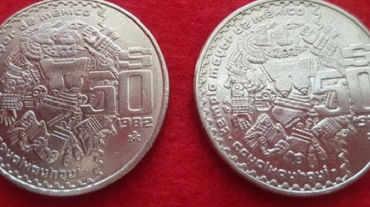 Ofrecen un millón de pesos por esta moneda de 50 con la diosa de la Luna | FOTO