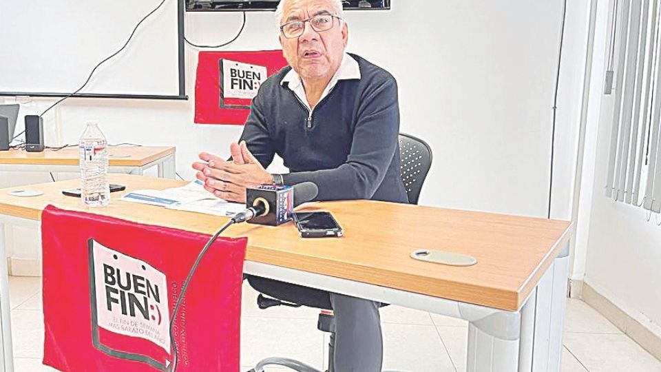 Eliud Ciénega Jurado, presidente de Canaco, dijo que ya son 300 los
negocios afiliados al Buen Fin.