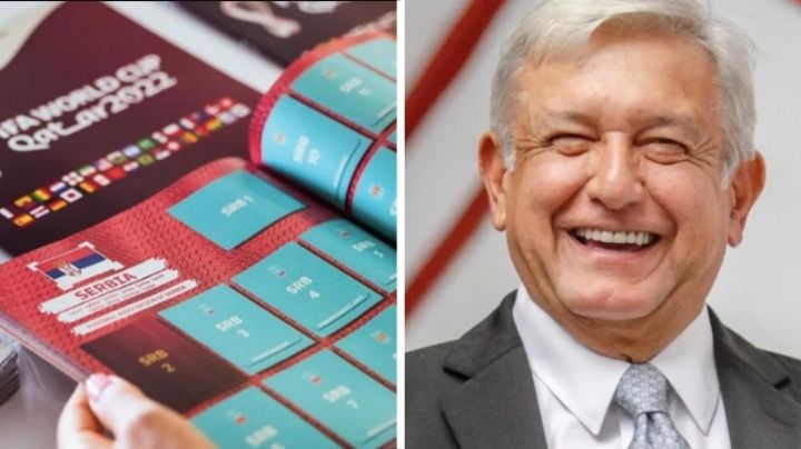 Compra estampas para álbum de Qatar 2022 y le sale un sticker especial de AMLO | VIDEO