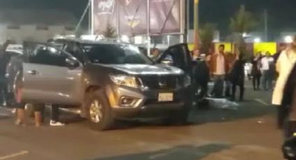 Atropellan a mujer durante riña en Feria de Hidalgo | FUERTE VIDEO