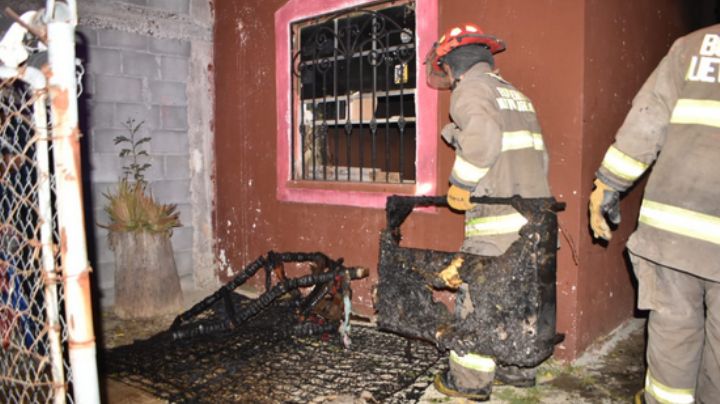 Raidolito causa incendio en vivienda de la colonia Solidaridad en Nuevo Laredo