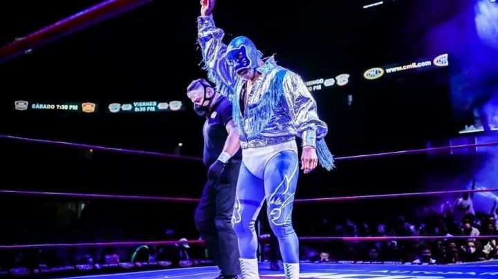 Blue Panther es llevado en camilla durante función en la CDMX, ¿qué pasó?