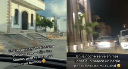 Extranjero confunde panteón de Sinaloa con fraccionamiento de lujo | VIDEO