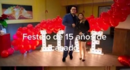 Franco Escamilla: así celebró 15 años de matrimonio en restaurante donde fue mesero