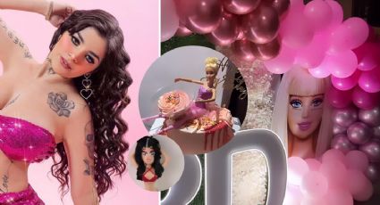 Karely Ruiz festeja su cumpleaños con fiesta temática de Barbie | VIDEO