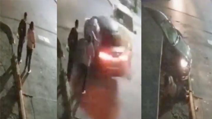 IMPACTANTE: Hombres son arrollados tras choque; quedaron aplastados por automóvil