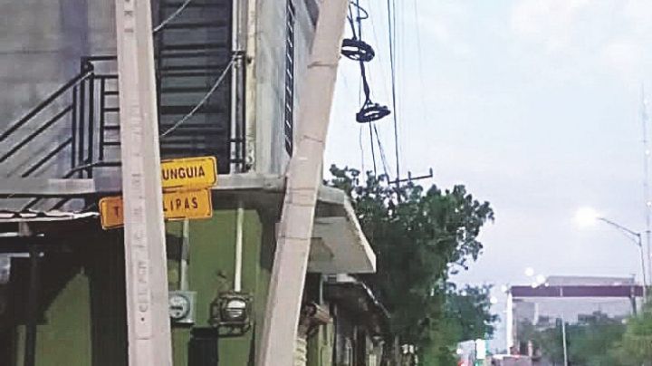 Hay cables mortales por todo Nuevo Laredo; urgen a repararlos