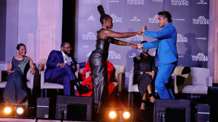 Tenoch Huerta y Lupita Nyong'o bailan en estreno de 'Wakanda Forever' | VIDEO