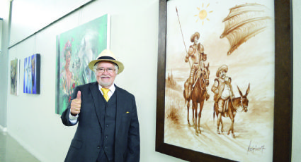 Lleva Arturo Nochebuena a Estación Palabra “El Quijote de la Mancha en Nuevo Laredo”