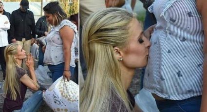 La vez que Paris Hilton besó la "pancita" a mujer creyendo que estaba embarazada