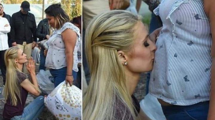 La vez que Paris Hilton besó la "pancita" a mujer creyendo que estaba embarazada