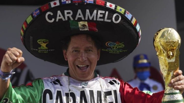 Qatar 2022: 'Caramelo', el aficionado mexicano que sigue al Tri a todas partes