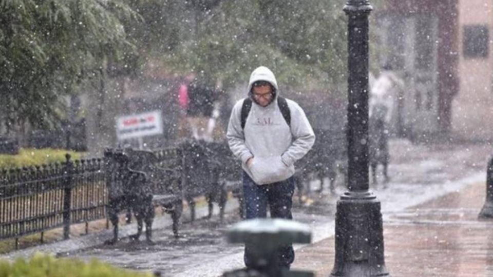 Se espera nieve o aguanieve en Sonora, Chihuahua y Coahuila