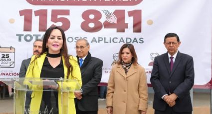 Aplican 115 mil vacunas en programa transfronterizo