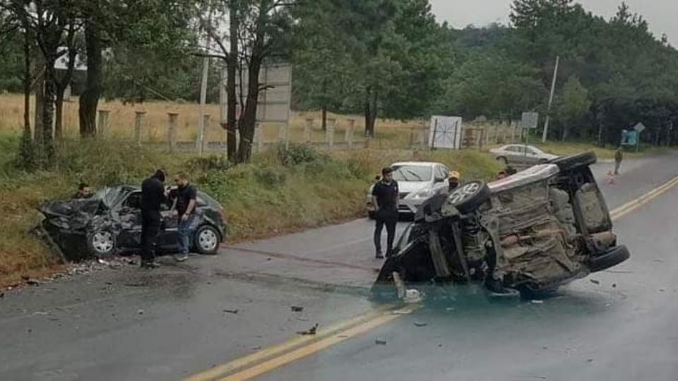 Muere tras chocar en la carretera federal Xalapa-Perote