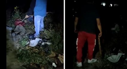 Pobladores de Hidalgo castigan a ladrones ¡a cinturonazos! | VIDEO