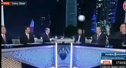 David Faitelson le da balonazo en la cabeza a José Ramón Fernández en pleno programa | VIDEO