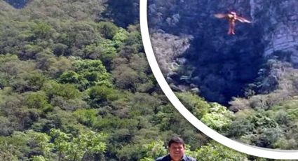 "Hombre Pájaro" del Cerro de la Silla de Monterrey es captado en foto por turista