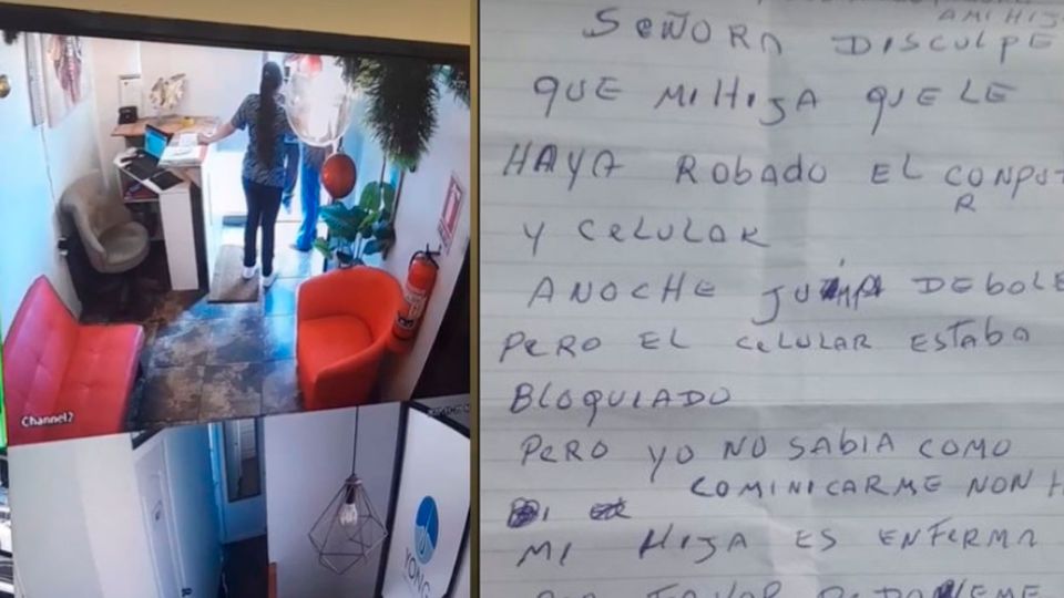 Con una emotiva carta, el hombre ofreció disculpas por él y su hija, adicta a las drogas