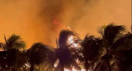 Megaincendio en Holbox: Se registra incendio en zona hotelera de Quintana Roo l VIDEOS