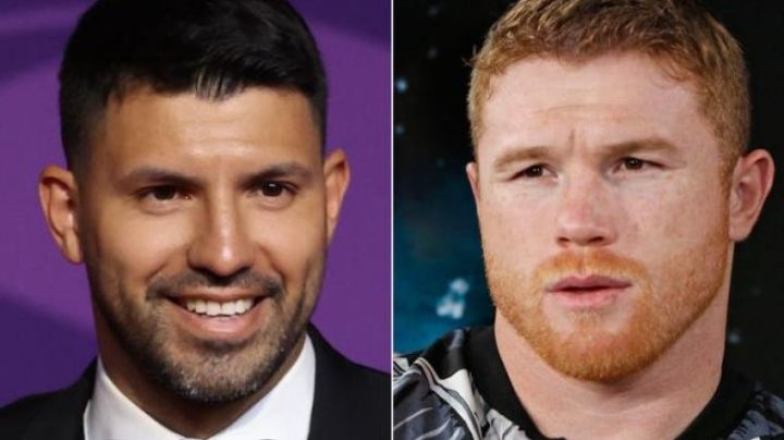 "No sabes de fútbol":  'Kun' Agüero le responde al 'Canelo'