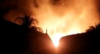 VIDEO | Así fue el megaincendio en Holbox del Hotel Casa Las Tortugas; registra pérdida total