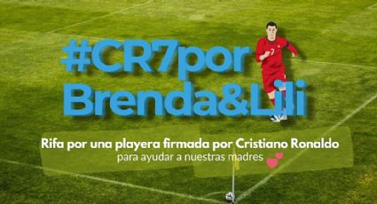 Jóvenes rifan playera autografiada por Cristiano Ronaldo para ayudar a sus madres enfermas